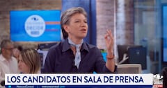 Claudia López en Caracol Noticias