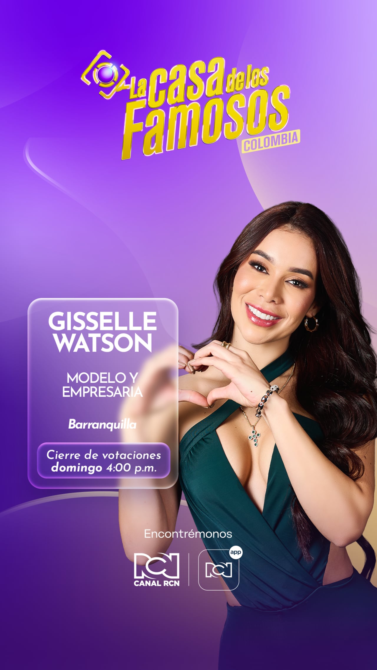 Gisselle Watson, participante de La Casa de los Famosos.