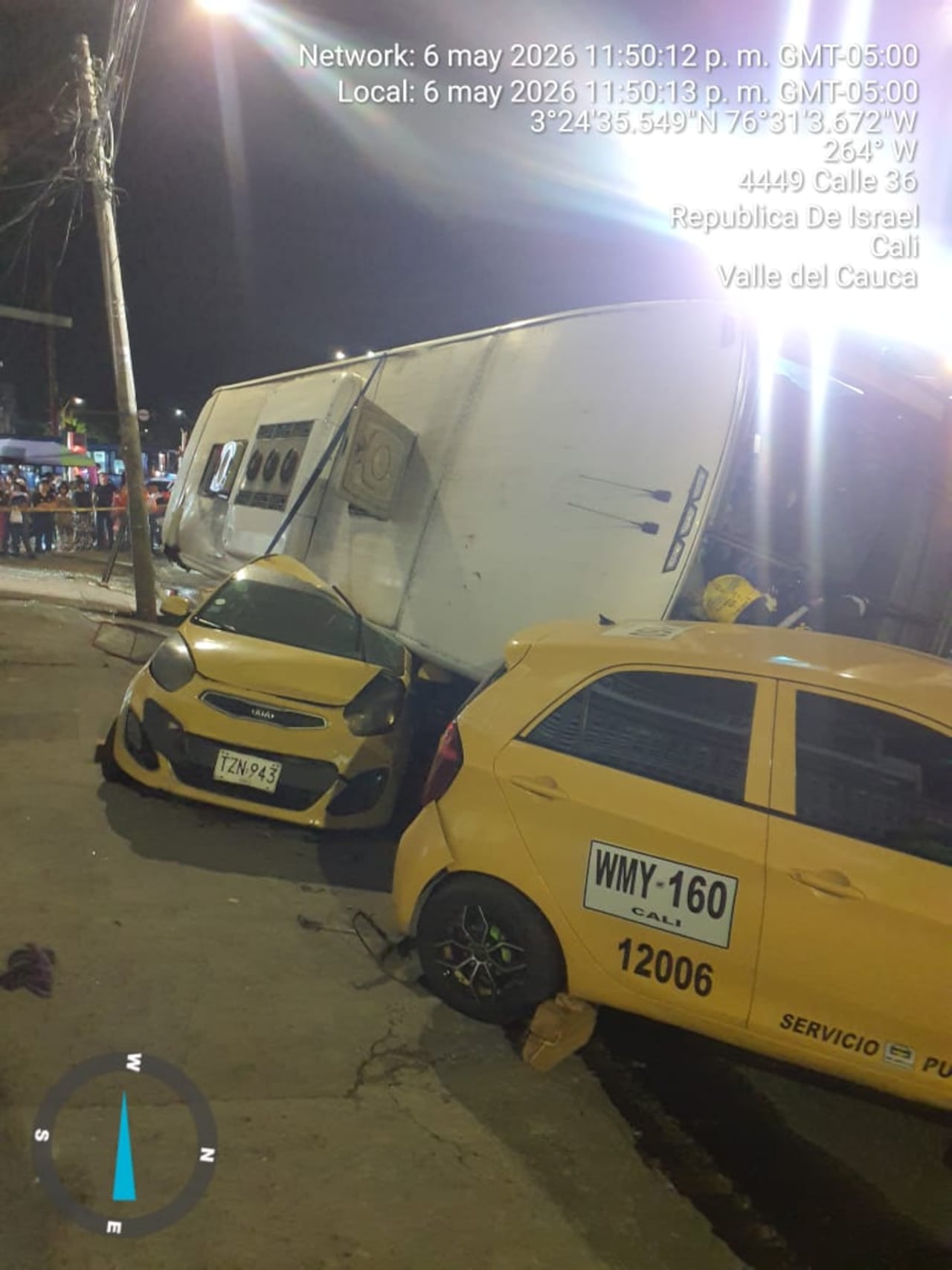 Accidente en Cali