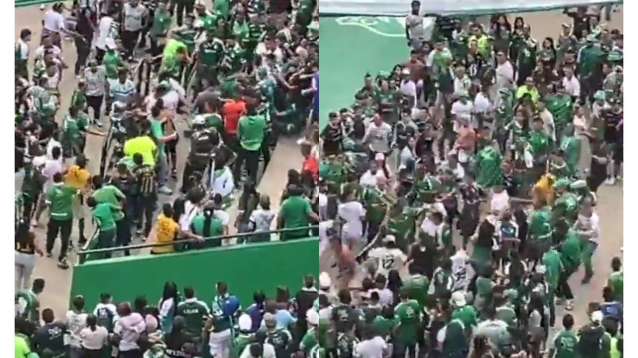 Violencia en el estadio Palmaseca - Deportivo Cali vs América de Cali