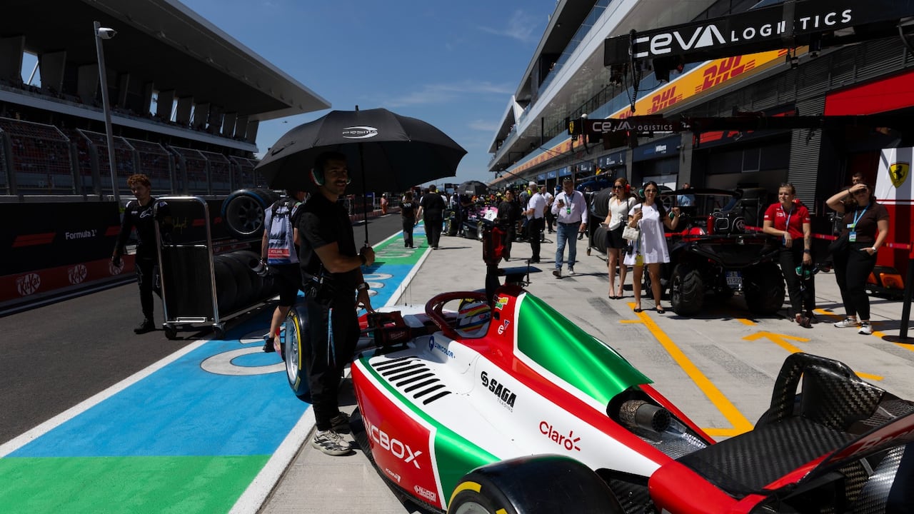 Sebastián Montoya no tuvo un buen fin de semana en el Gran Premio de Hungría 2026.
