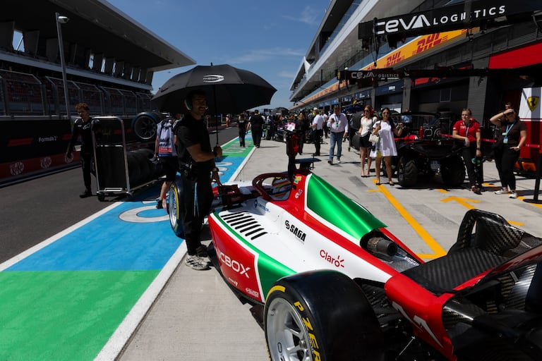 Sebastián Montoya no tuvo un buen fin de semana en el Gran Premio de Hungría 2026.