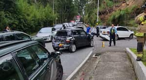 Accidente en la Loma de Los Balsos - El Poblado.