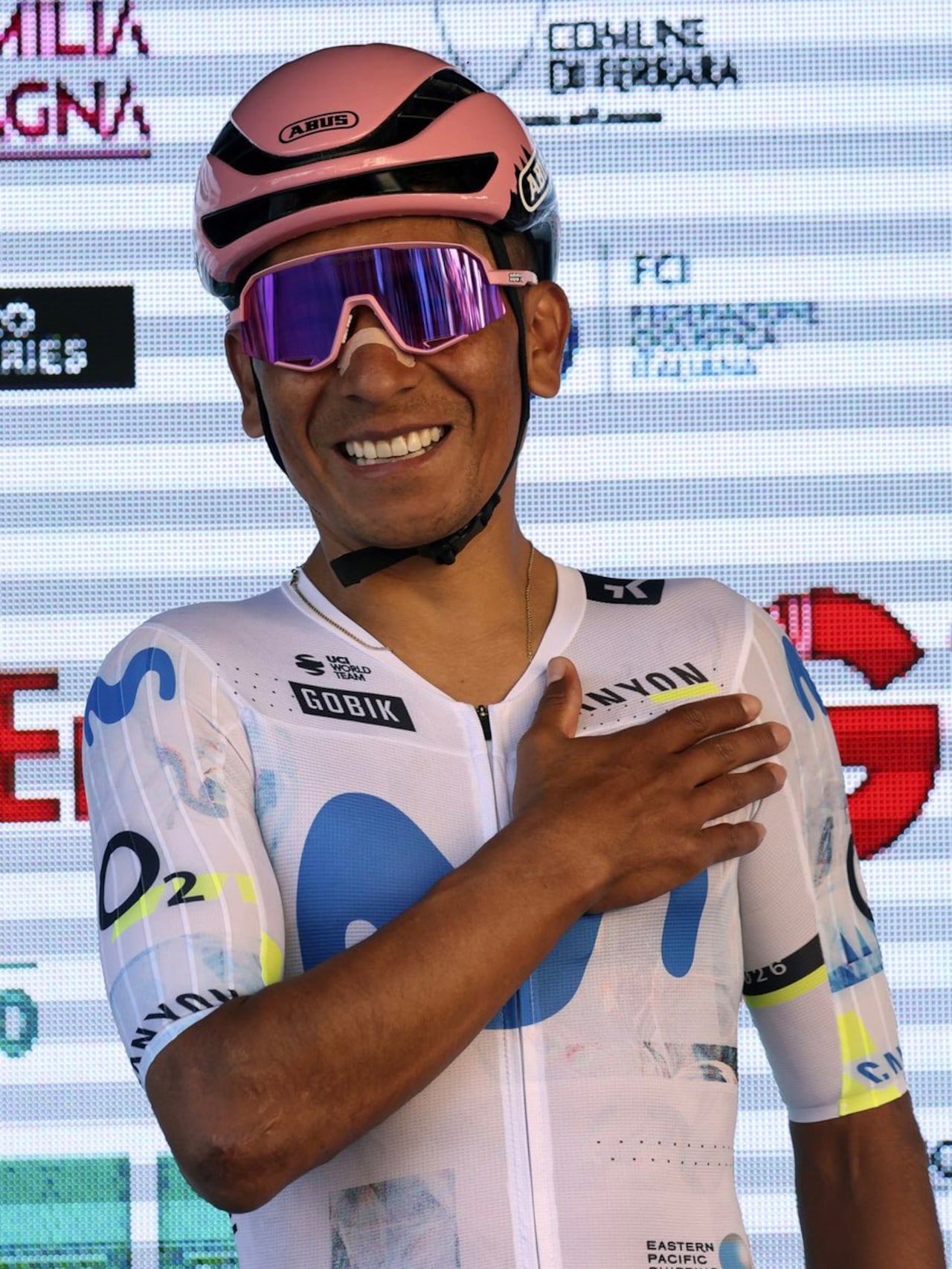 Nairo Quintana se despide del ciclismo profesional en el Giro de Emilia 2026.