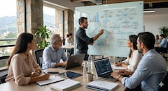 Se espera que 200 empresas participen de la convocatoria Mejores Empresas en Colombia que busca fortalecer la gestión de las Pymes. Foto: creada con Gemini AI