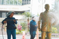 Varias entidades distritales participaron en la intervención realizada en el centro de Cali.