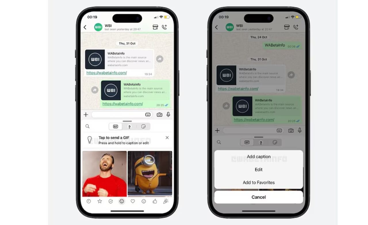 Así se podrían editar los GIFs con la nueva actualización.