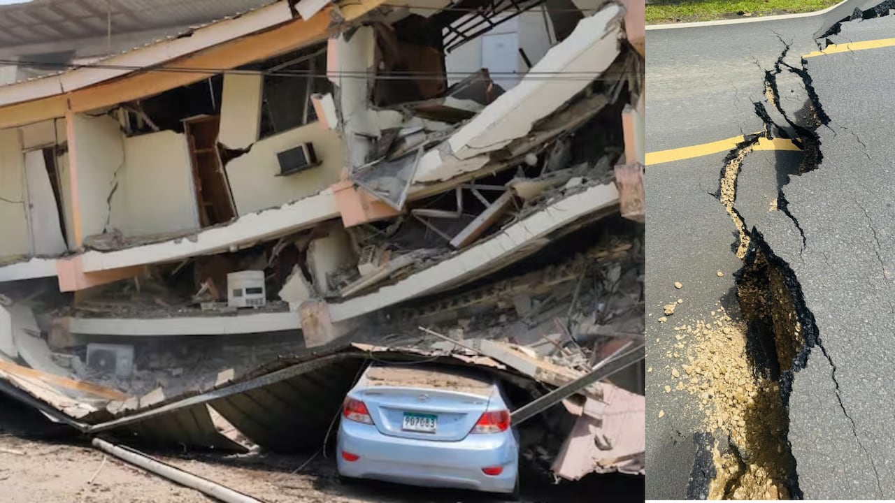 Un fuerte sismo de magnitud 8,0 sacudió territorio panameño. El epicentro del movimiento sísmico se ubicó cerca de Pitaloza Arriba.