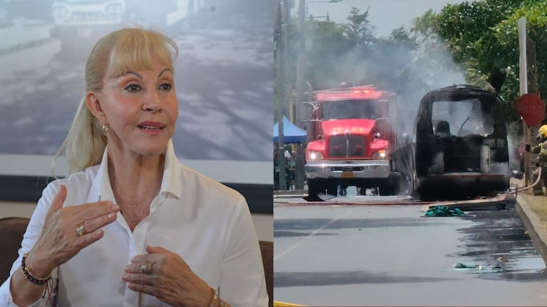 Gobernadora del Valle rechazó atentado terrorista en Cali.