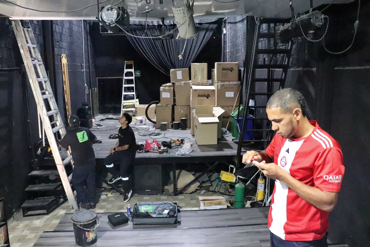 John Jairo Perdomo director de la sala y escuela de teatro Casa Naranja en el oriente de Cali.