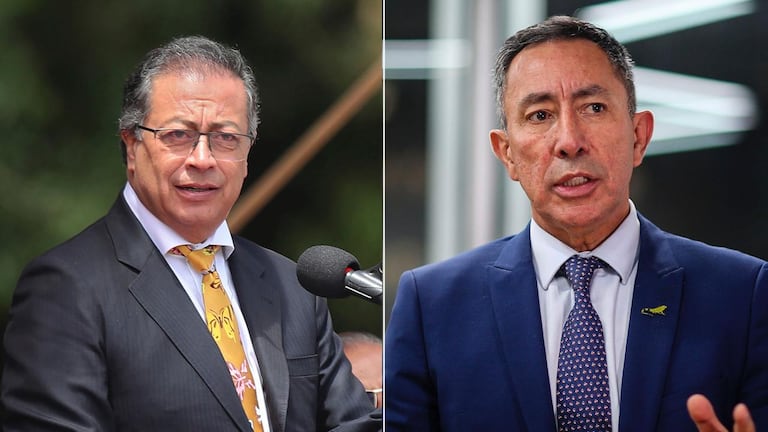 Presidente Gustavo Petro y Ricardo Roa
