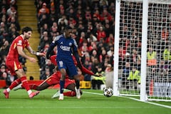 PSG empata el encuentro en Anfield