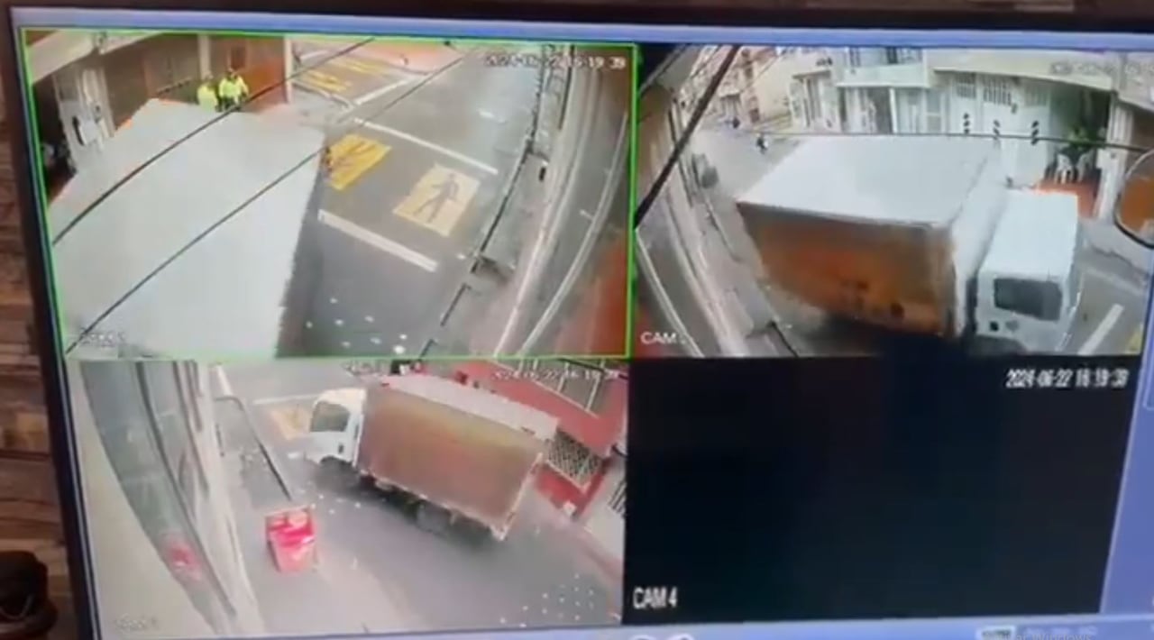 Instante previo al impacto.