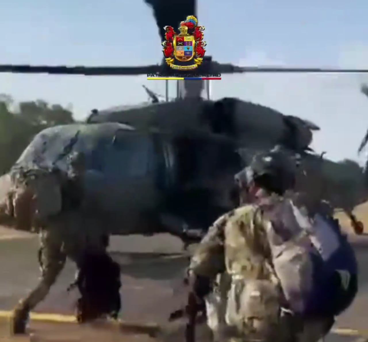 Despliegue de las fuerzas militares del Ejército Nacional tras el ataque en Saravena, Arauca.