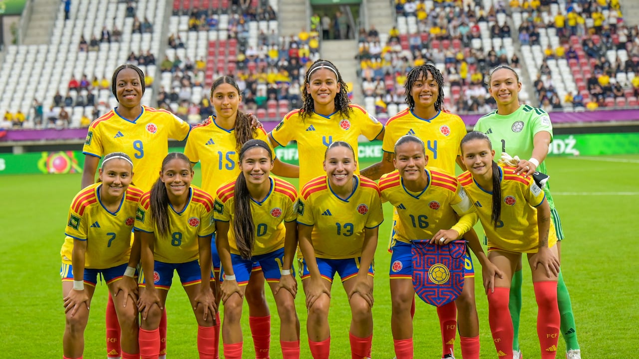 Imagen del partido entre Colombia y Corea del Norte por la fase de grupos del Mundial Femenino Sub-20 de Polonia 2026.