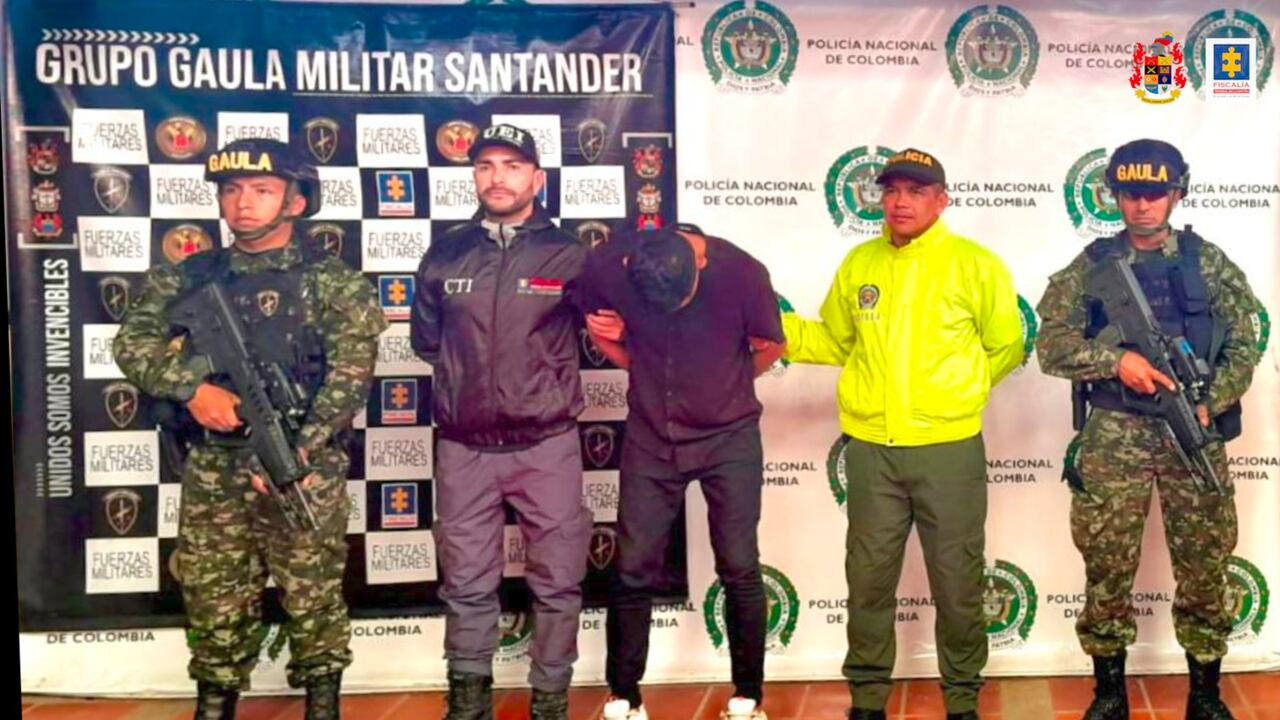 Alias Comando Cris fue capturado en Bucaramanga, Santander.