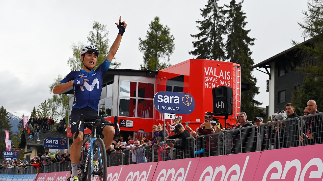 Einer Rubio ganó la etapa 13 del Giro de Italia.