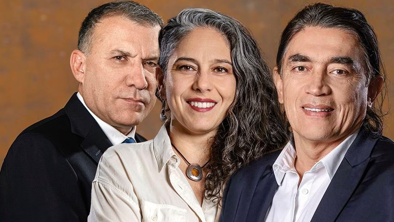 Roy Barreras, María José Pizarro y Gustavo Bolívar. Los dos primeros son congresistas y el tercero es exsenador
