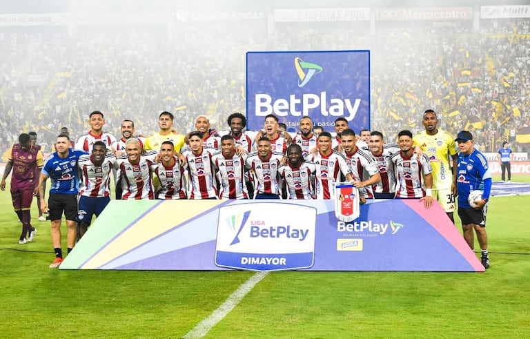 Imagen del partido de vuelta de la final del segundo semestre de la Liga Colombiana 2025, entre Deportes Tolima y Junior de Barranquilla.