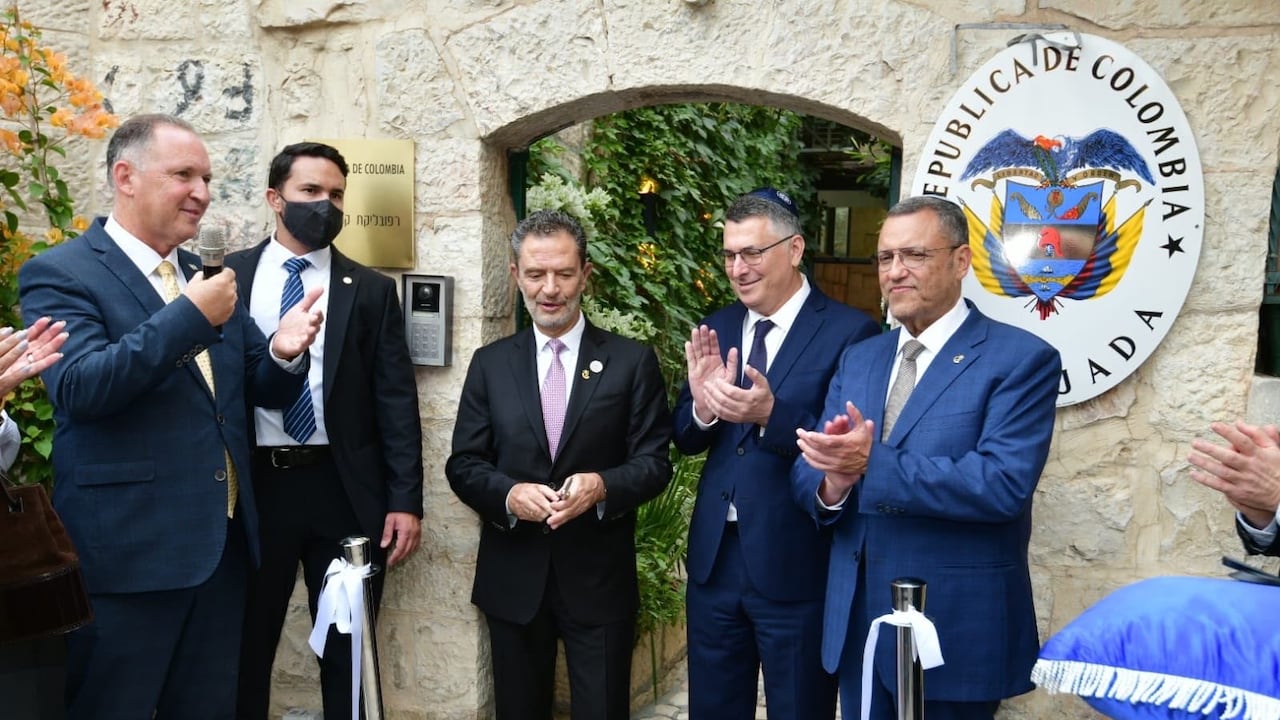 Los cancilleres de Israel y Colombia inauguran la embajada en Jerusalén