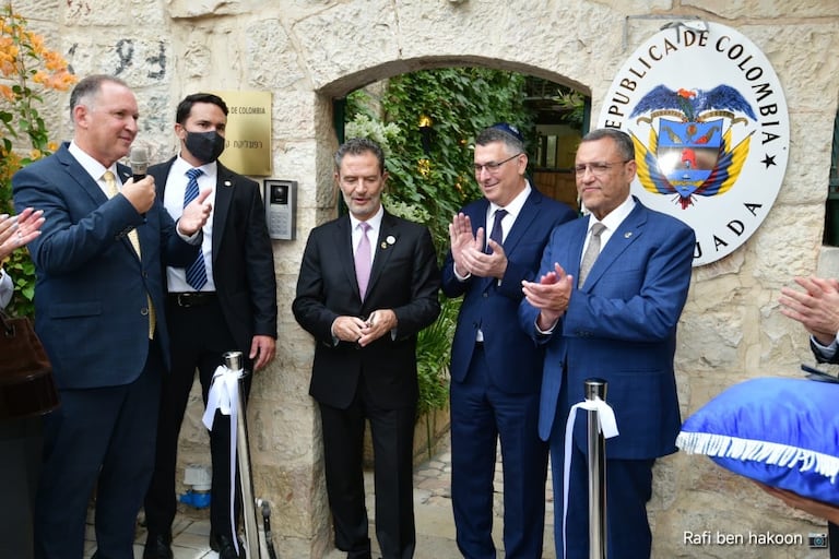Los cancilleres de Israel y Colombia inauguran la embajada en Jerusalén