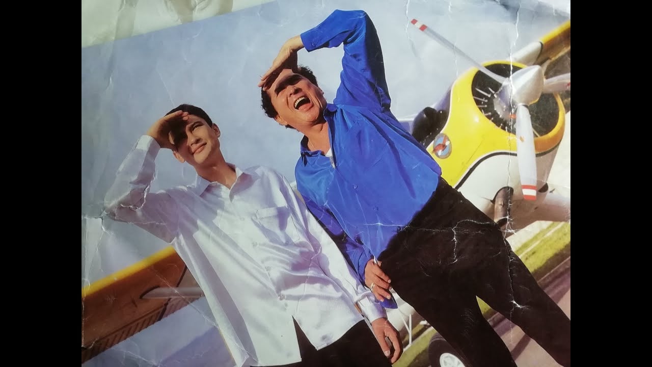 Gustavo Quintero grabó un tema con uno de sus hijos, quien hoy es piloto.