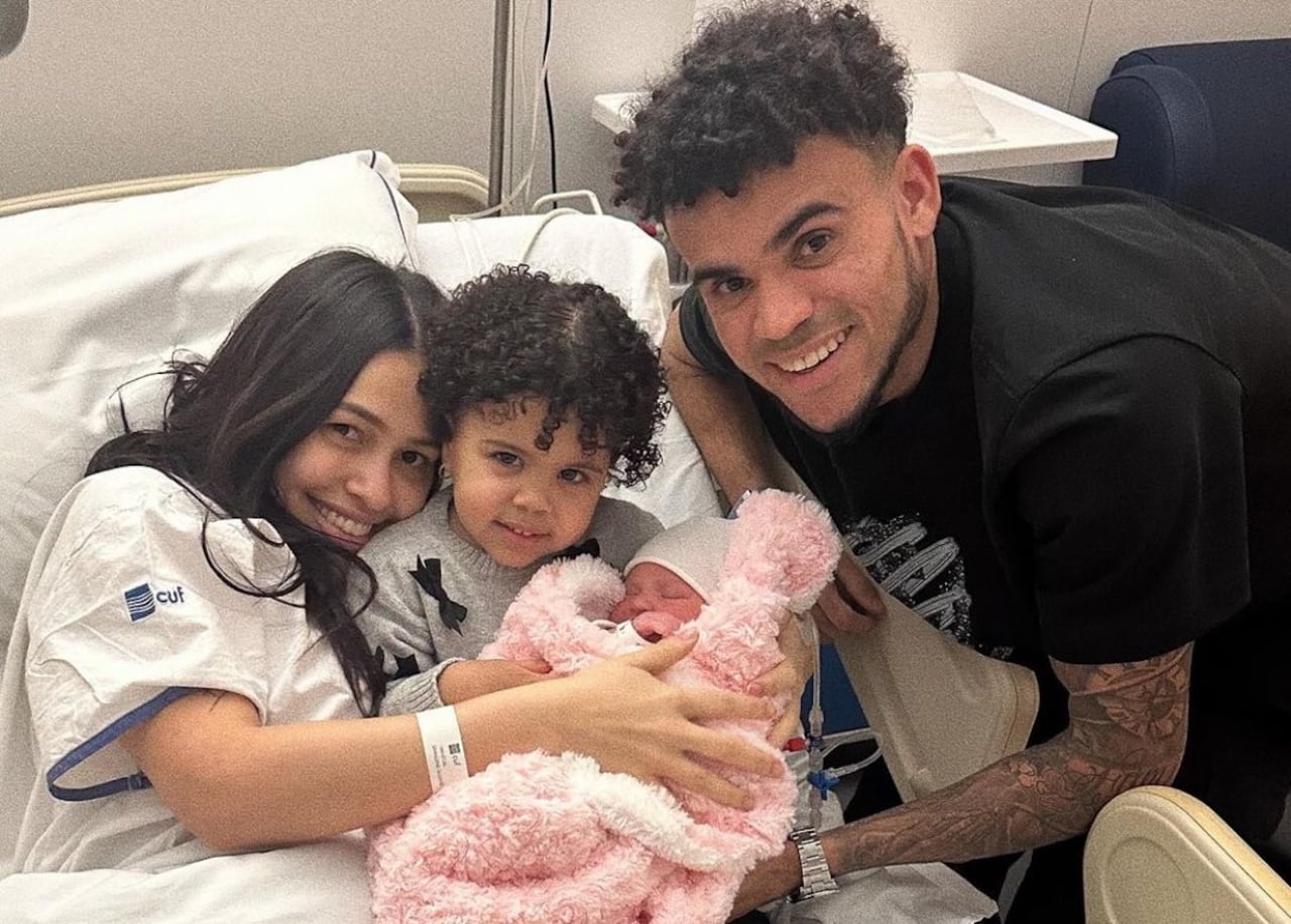 Llegó al mundo Charlotte, la segunda hija de Luis Díaz y Geraldine Ponce.