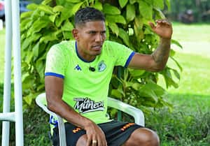 Alexander Mejía, volante y capitán del Deportivo Cali , Abril 24 de 2024, Foto Wirman Rios , EL PAIS