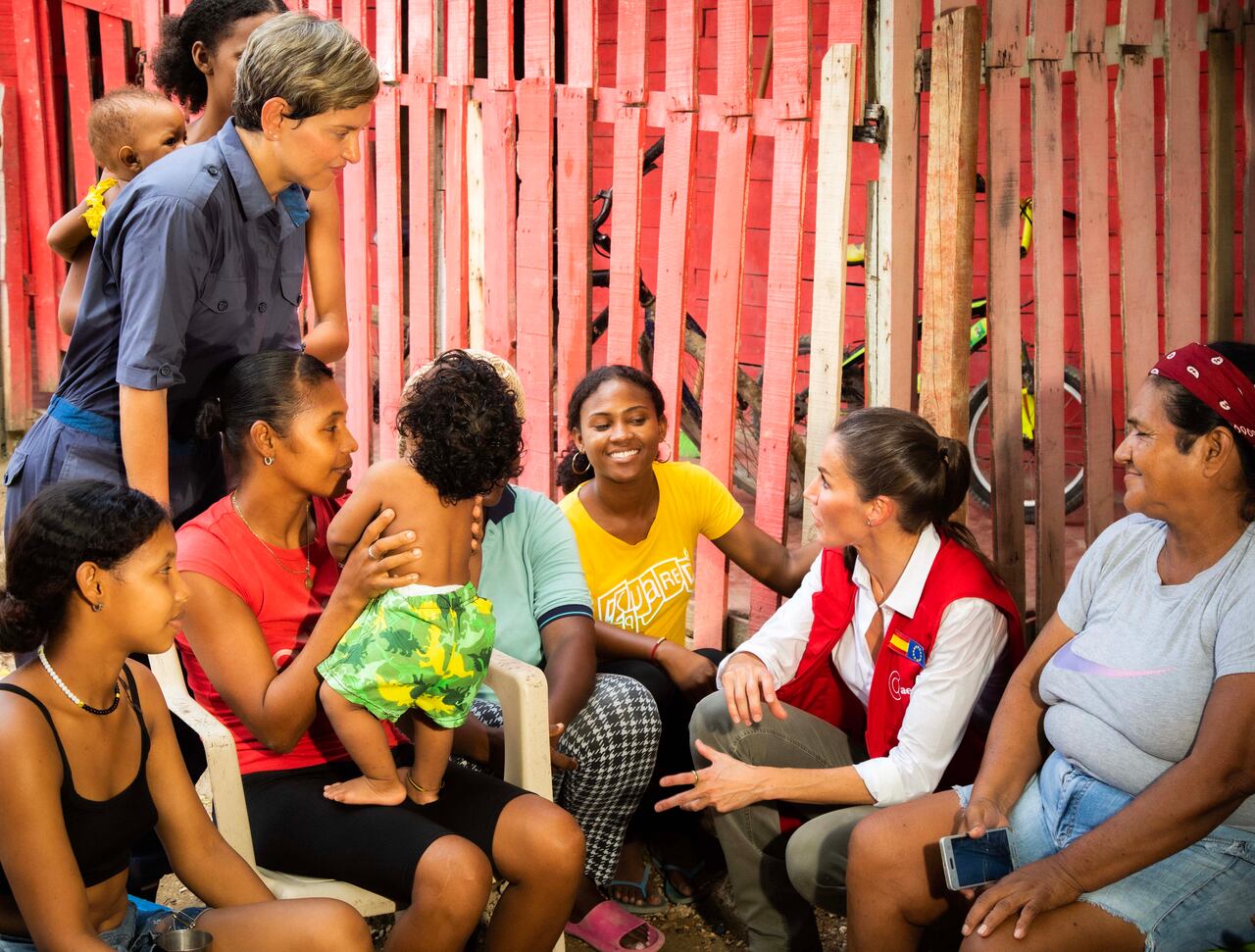 Agenda de trabajo en Colombia de la Reina Letizia de España, Veronica Alcocer