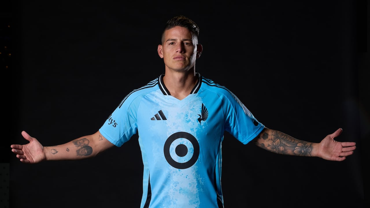 James Rodríguez ya luce los colores del Minnesota United.