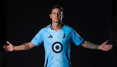 James Rodríguez ya luce los colores del Minnesota United.