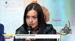 Natalí Carmona fue presentada en una transmisión oficial del Gobierno Nacional como una testigo de fraude electoral.