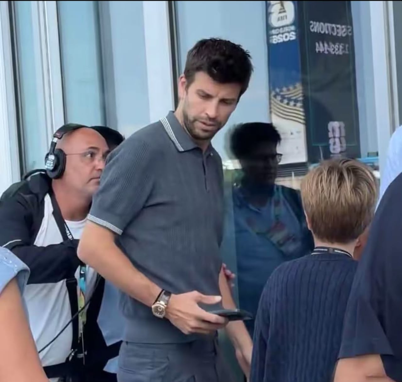 Sasha y Piqué en el concierto de Shakira.