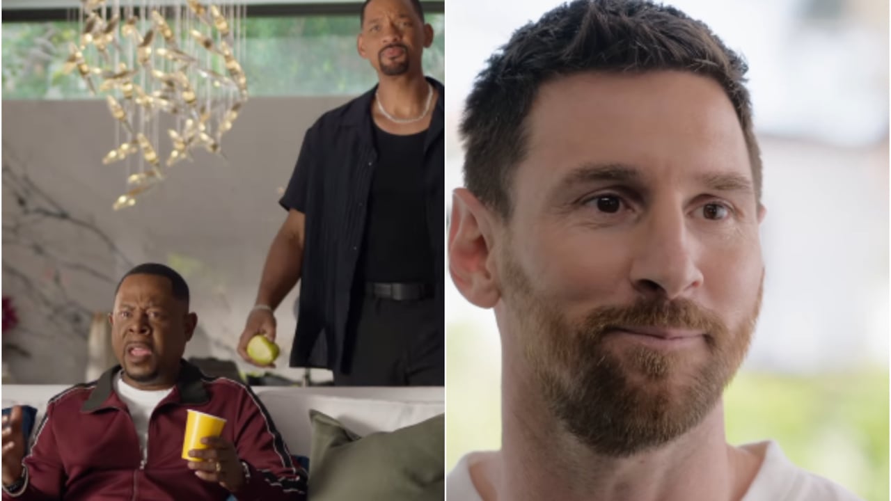 Messi protagoniza divertida escena en la promoción de Bad Boys junto a Will Smith y Martin Lawrence.