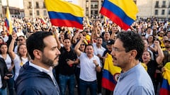 Candidatos presidenciales Abelardo de la Espriella e Iván Cepeda.