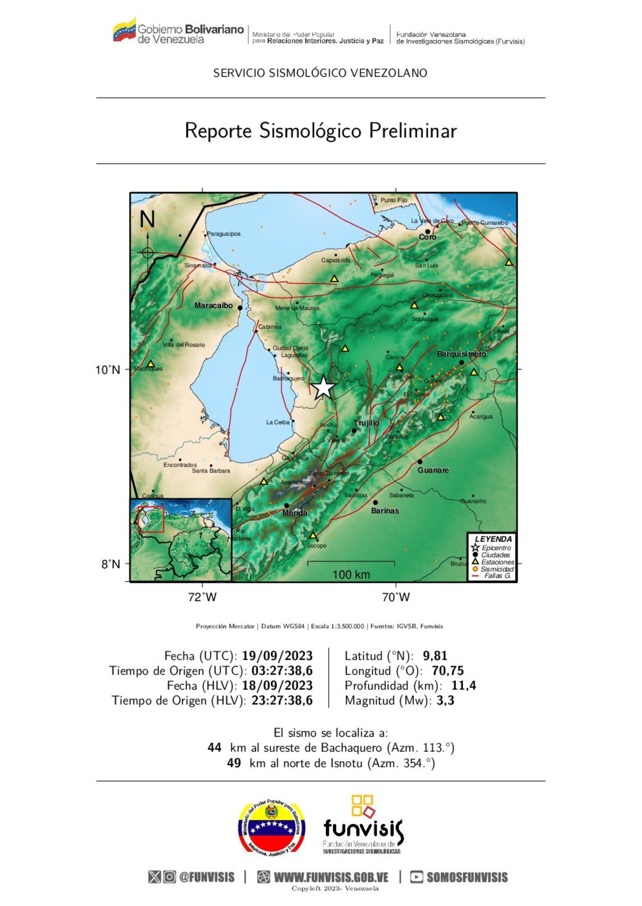 Las autoridades de Venezuela monitorean a diario los movimientos de tierra.