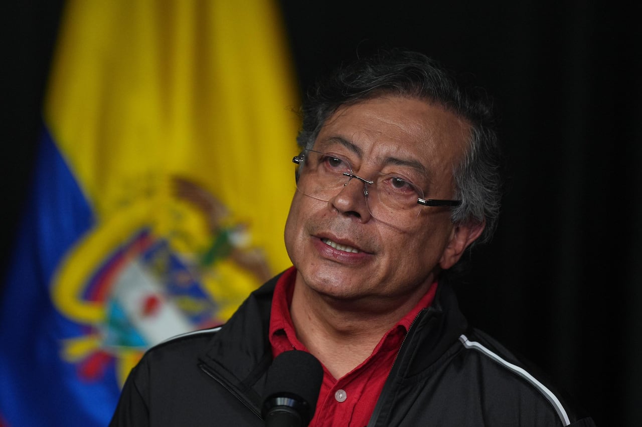 El presidente, Gustavo Petro, el 28 de noviembre de 2025, en Bogotá