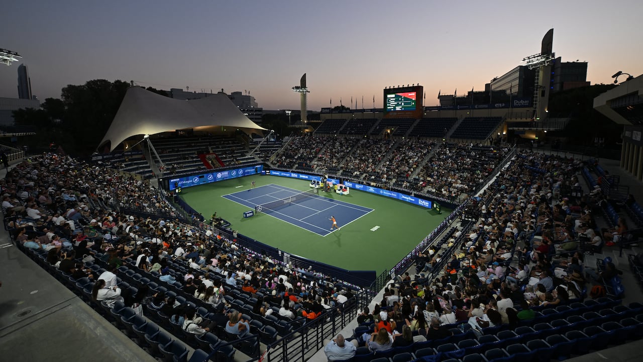 Torneo de tenis se cancela en Emiratos Árabes Unidos por los peligros de Medio Oriente.