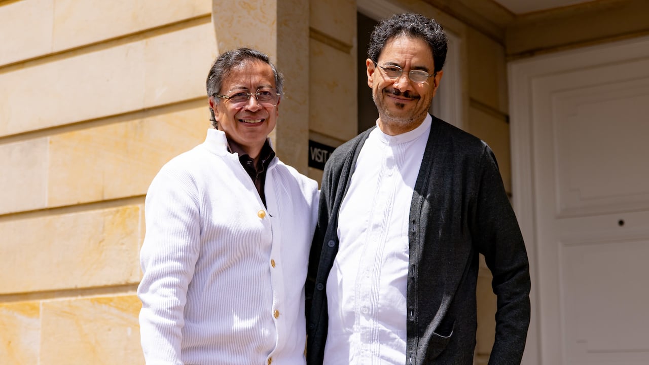 Iván Cepeda y Gustavo Petro