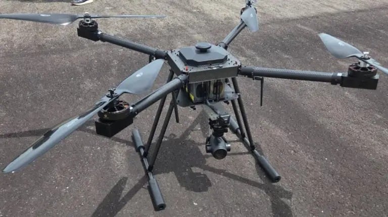 DRAGOM, el nuevo dron militar colombiano para operaciones militares.