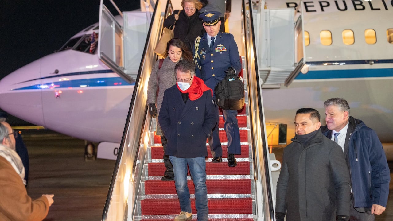 Gustavo Petro llega a Washington D.C