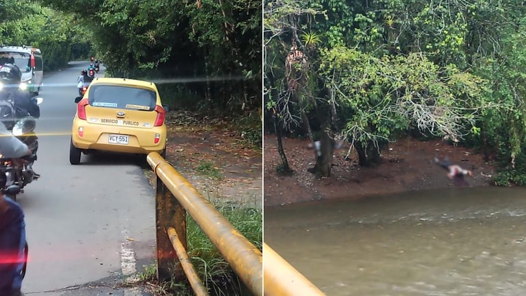 Reportan hallazgo de dos cuerpos cerca de un taxi en Río Claro, Jamundí; autoridades verifican información