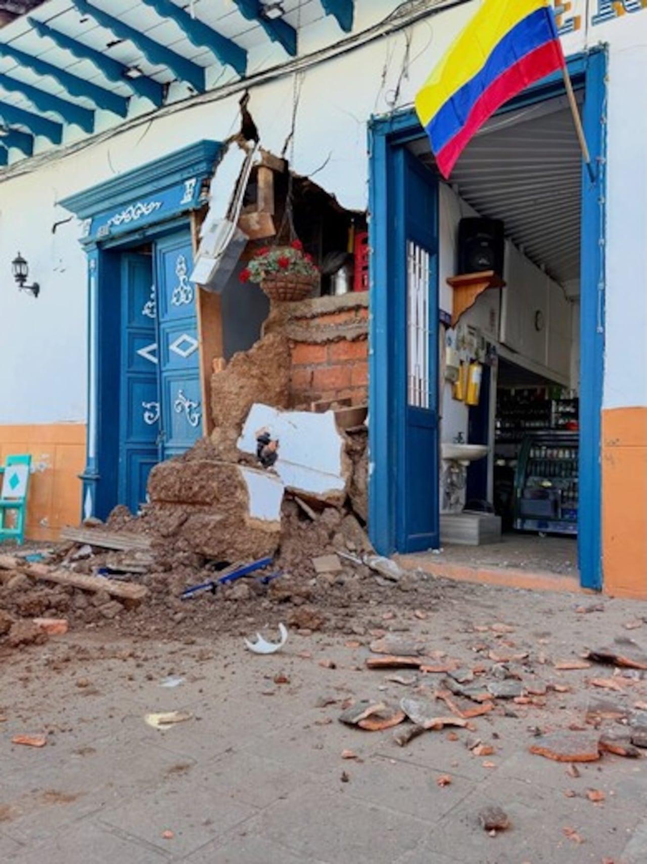 El terremoto ocurrido en Colombia el 10 de agosto de 2026 causó graves daños a la infraestructura cultural del país. Fotografías cortesía Ministerio de Cultura.
