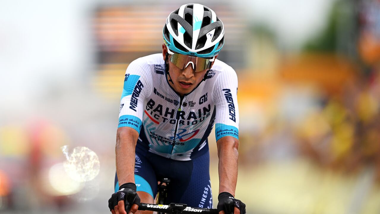 Santiago Buitrago, esperanza de Colombia en la clasificación general del Tour de Francia 2024.