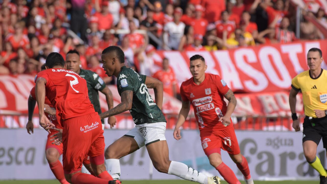 Imagen del clásico vallecaucano entre América de Cali y Deportivo Cali, por la fecha 16 de la Liga colombiana.