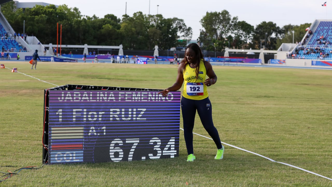Flor Denis Ruíz tras su actuación en los Juegos Centroamericanos y del Caribe 2026.