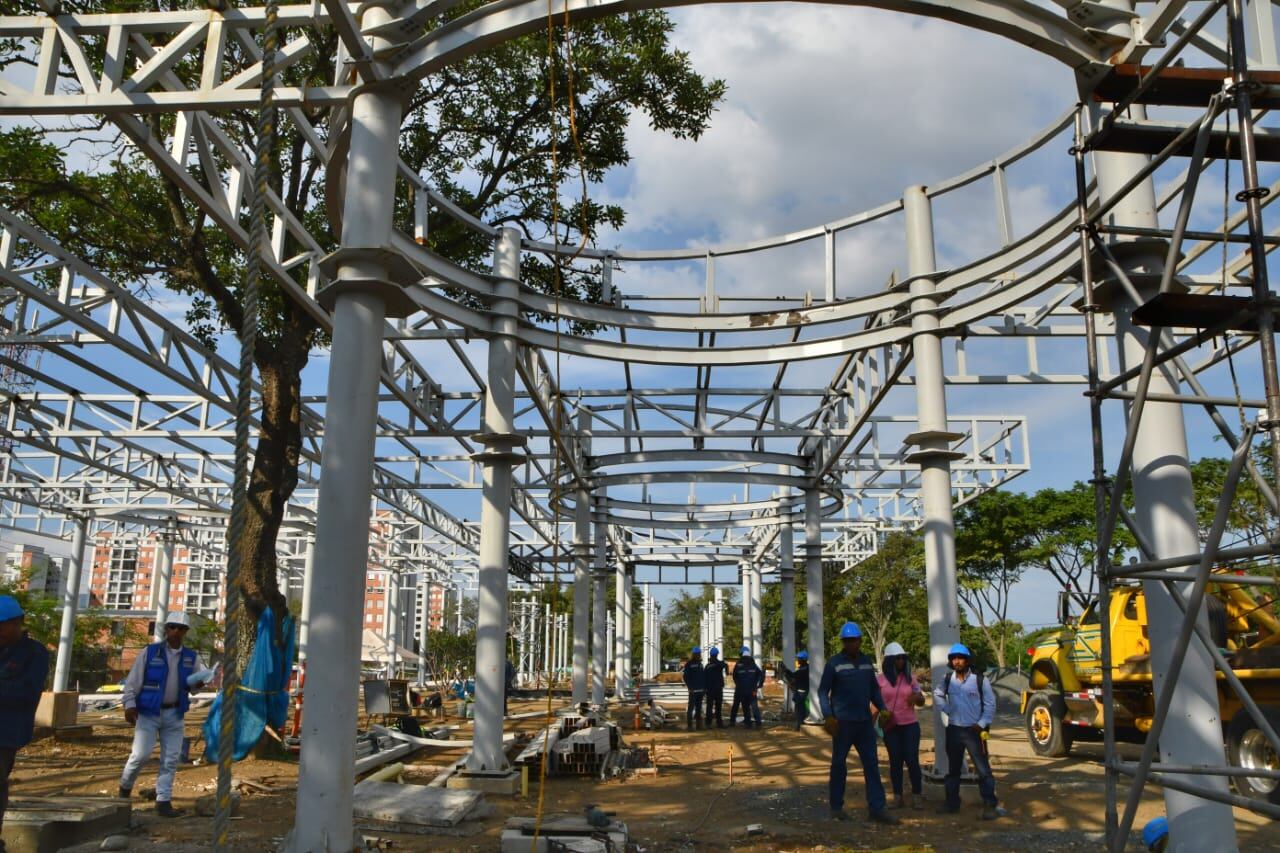 El Parque Pacífico avanza en su construcción y como un espacio de reconocimiento de la cultura pacífico de la ciudad de Cali.
