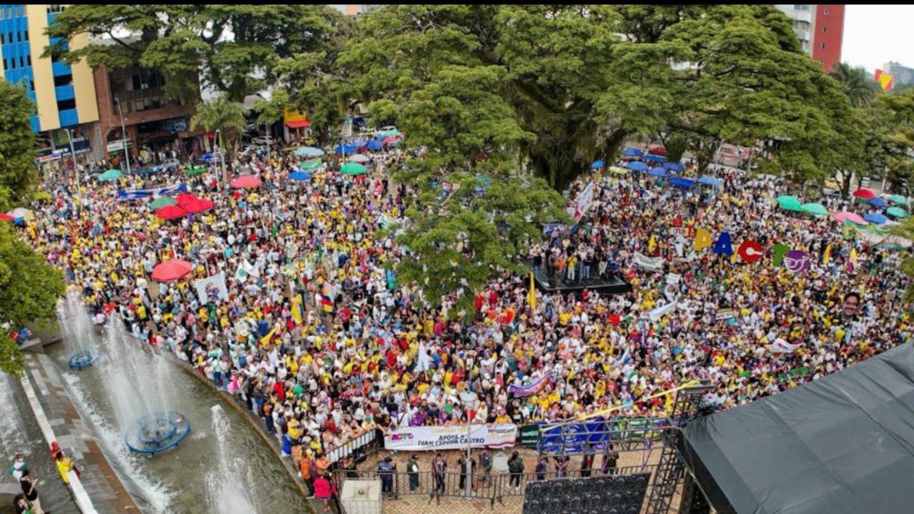 Iván Cepeda en Villavicencio, 21 de febrero de 2026.