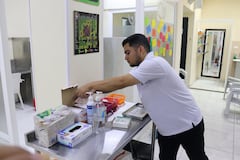 Centro de Atención Móvil a la Drogadicción de la Secretaría de Salud de Cali en el barrio Sucre.