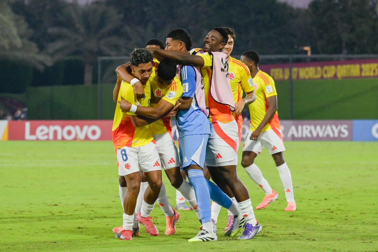 Imagen del partido entre Colombia y Corea del Norte por el Mundial Sub-17.